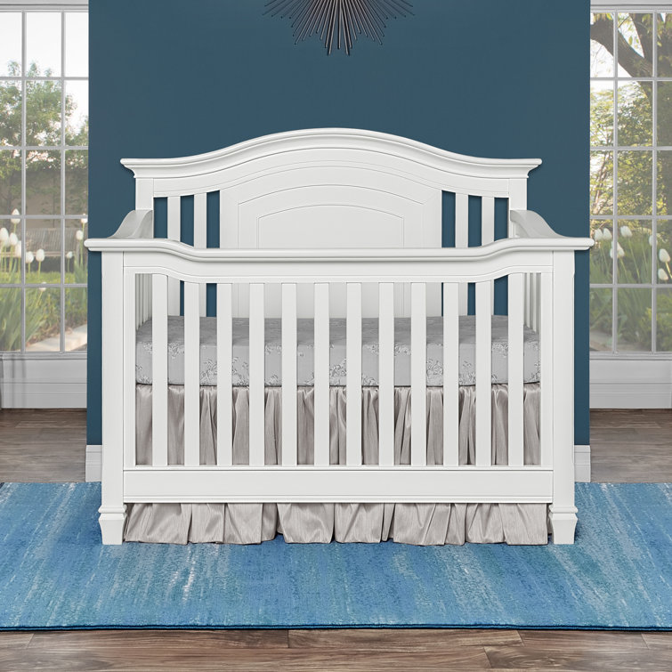 Evolur Fairbanks Crib Full Size Conversion Kit Bed Rails White Evolur